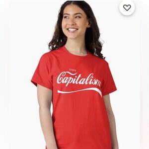 Humor Red Graphic Tee